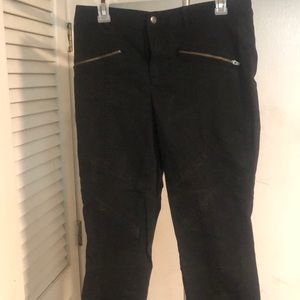 Victoria Secret Moto Pant Size 12 Black
